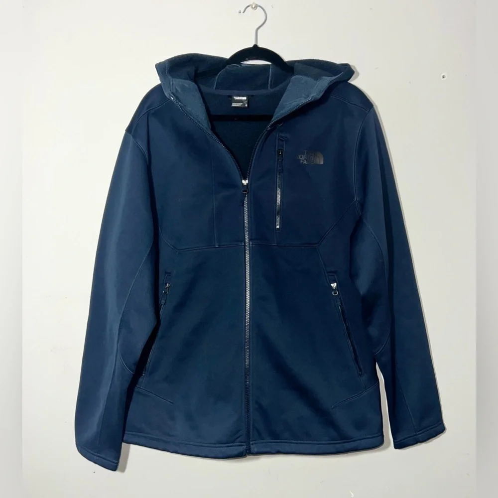 The North Face Apex Bionic Hooded Softshell Jacket Navy Mens XL